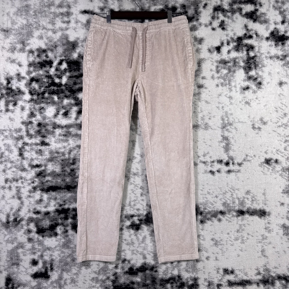 Pact Corduroy Pants Womens Size Medium Pale Beige Organic Cotton Stretch